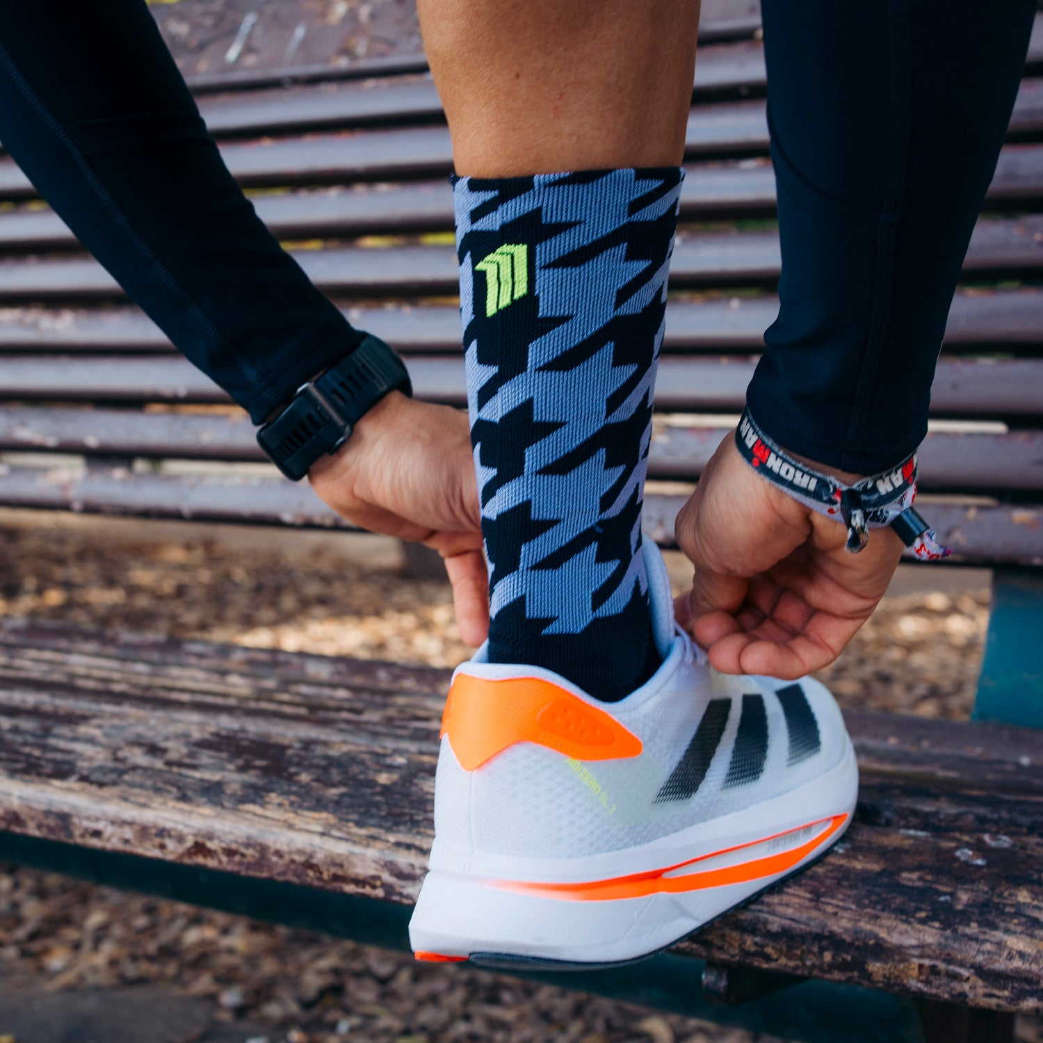 FLOW BLACK - RUNNING SOCKS