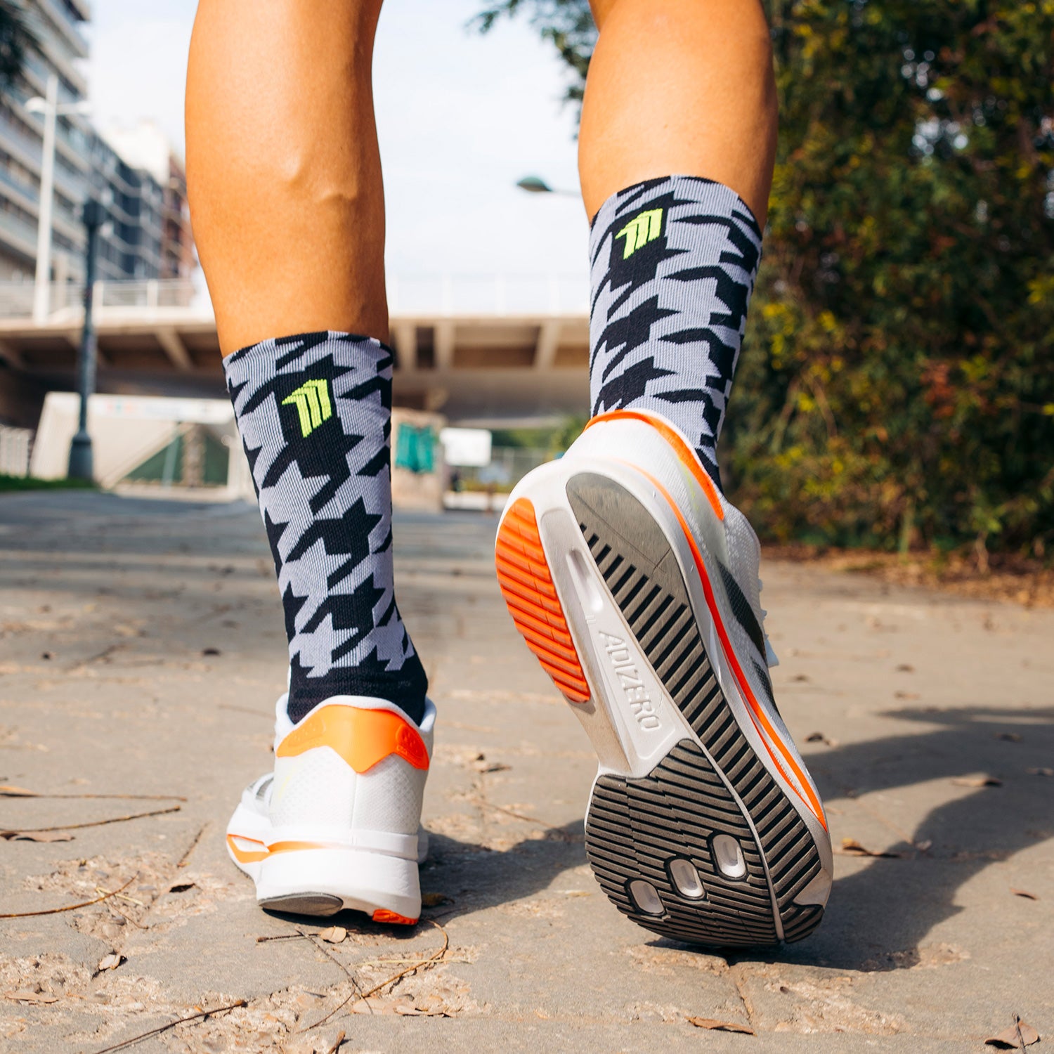 FLOW BLACK - RUNNING SOCKS