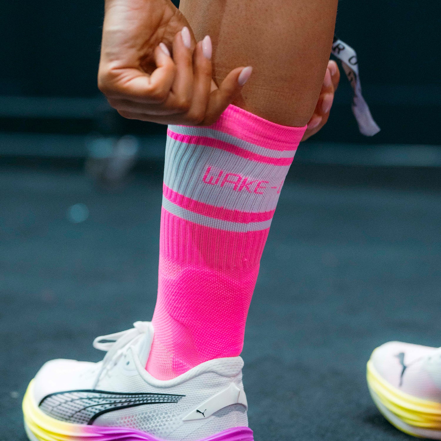 WAKE UP PINK - HYBRID SOCKS