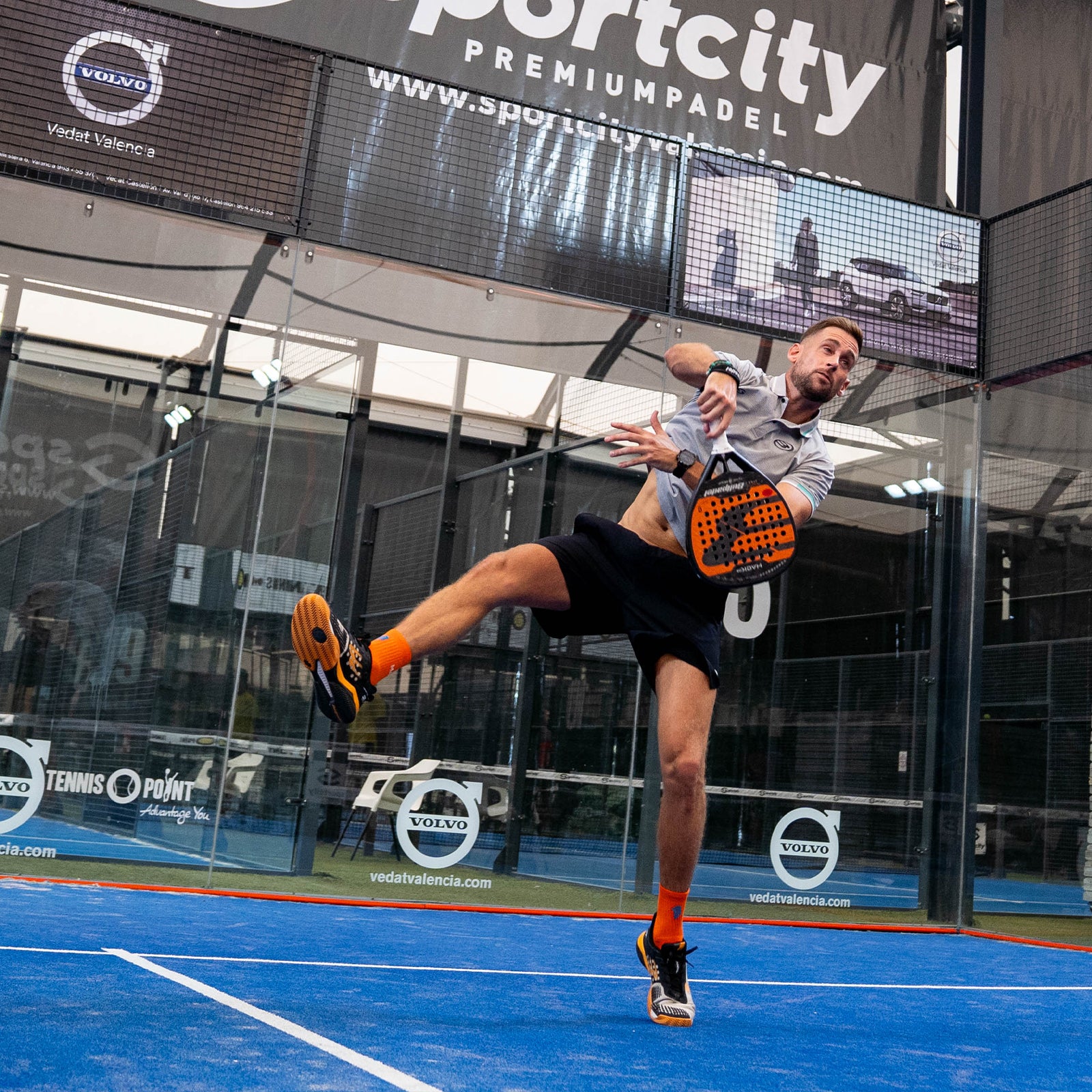 GAME SET ORANGE - CALCETÍN TENIS / PADEL