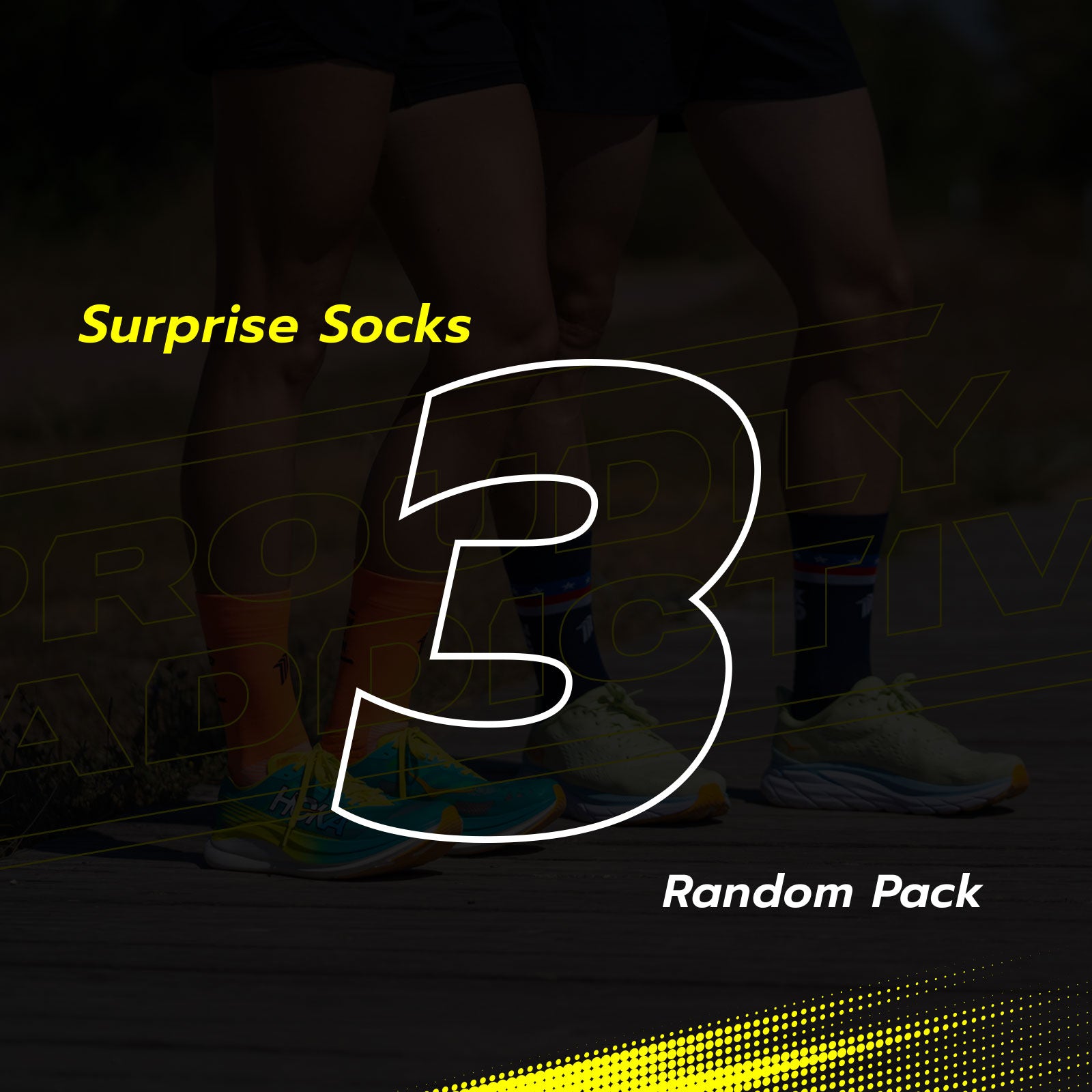 MYSTERY SOCKS -  3 PARES