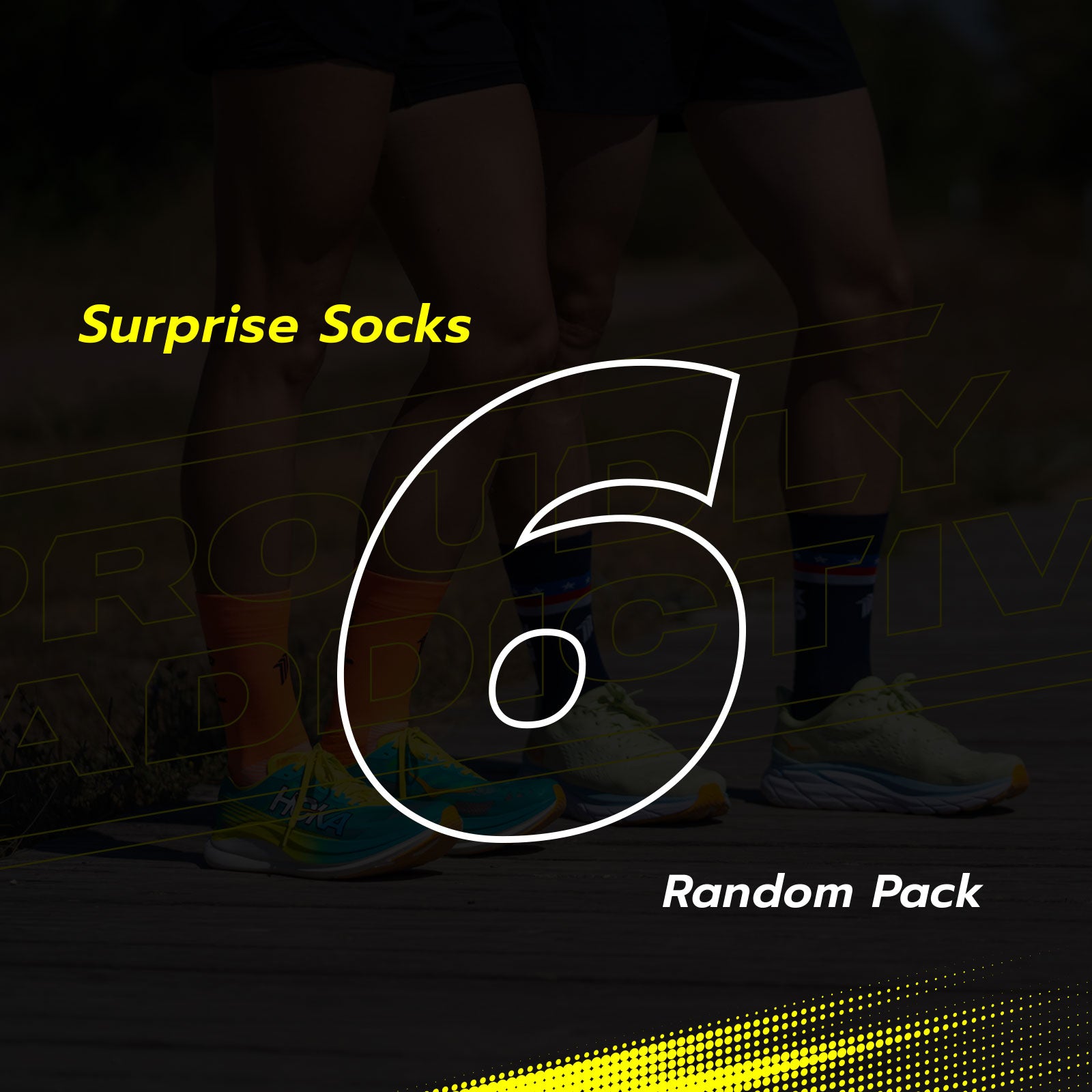 MYSTERY SOCKS -  6 PAIRS