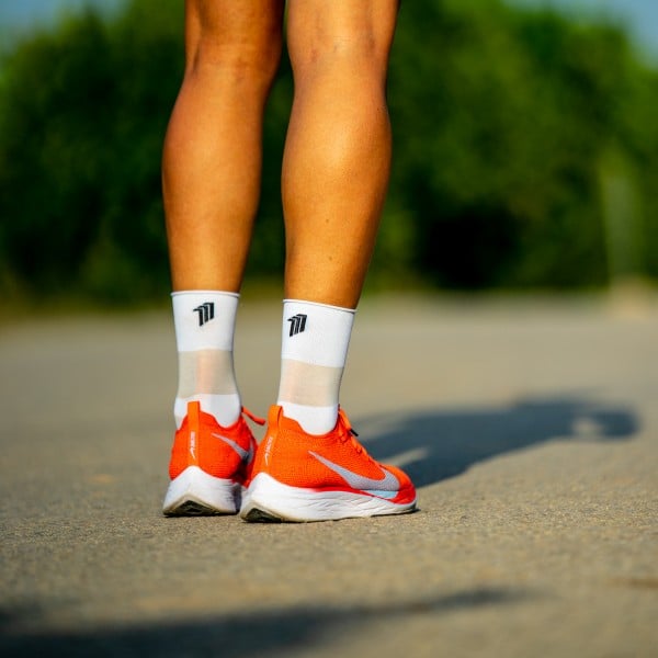 MARATHON WHITE - MARATHON RUNNING SOCKS