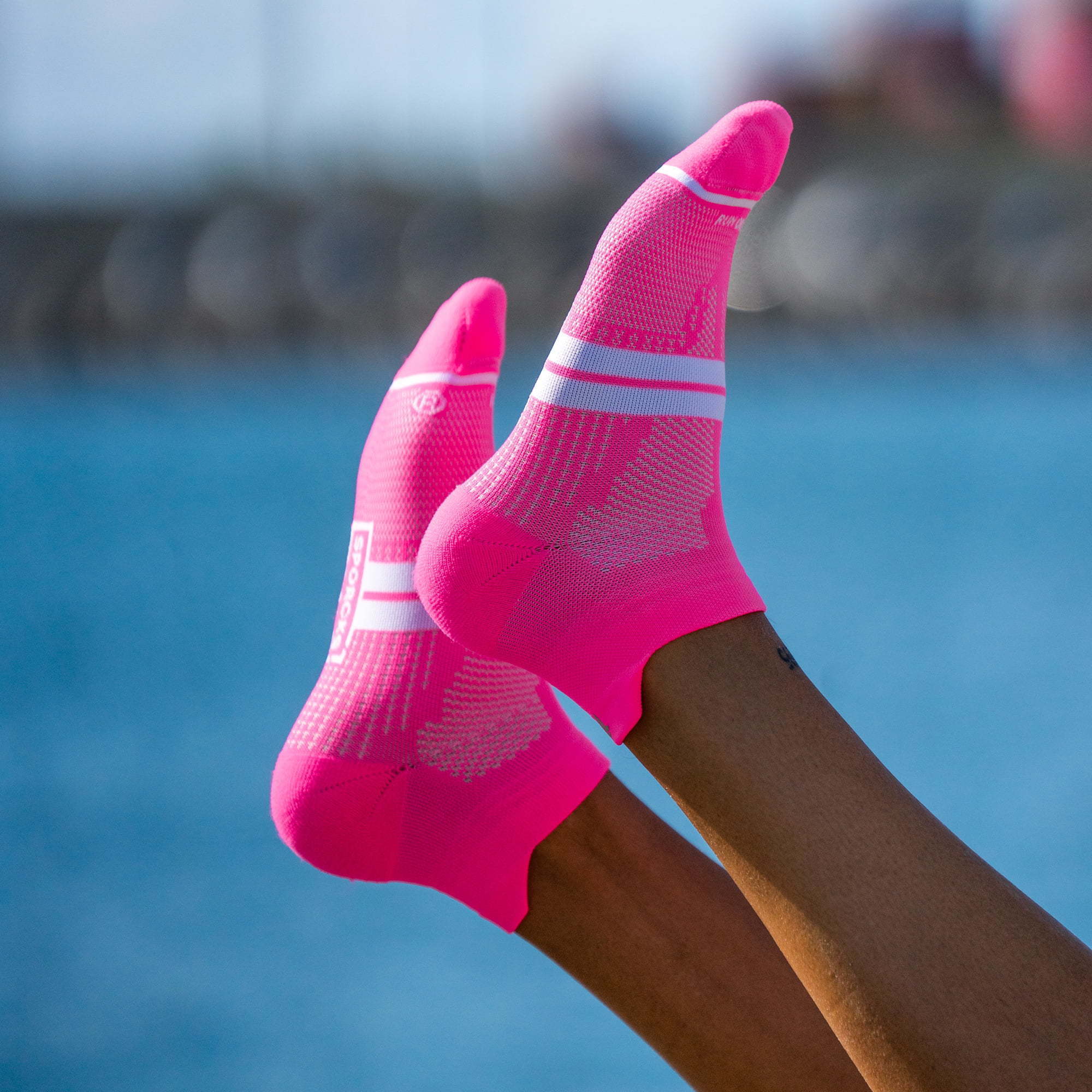 NOOSA PINK - RUNNING SOCKS