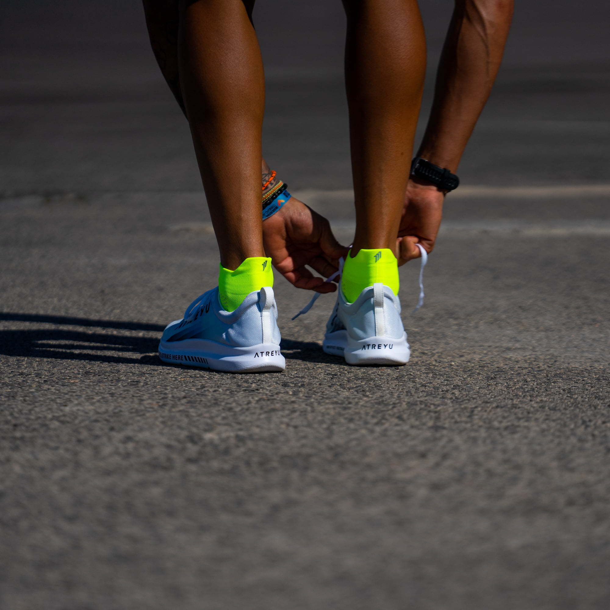 NOOSA YELLOW - RUNNING SOCKS