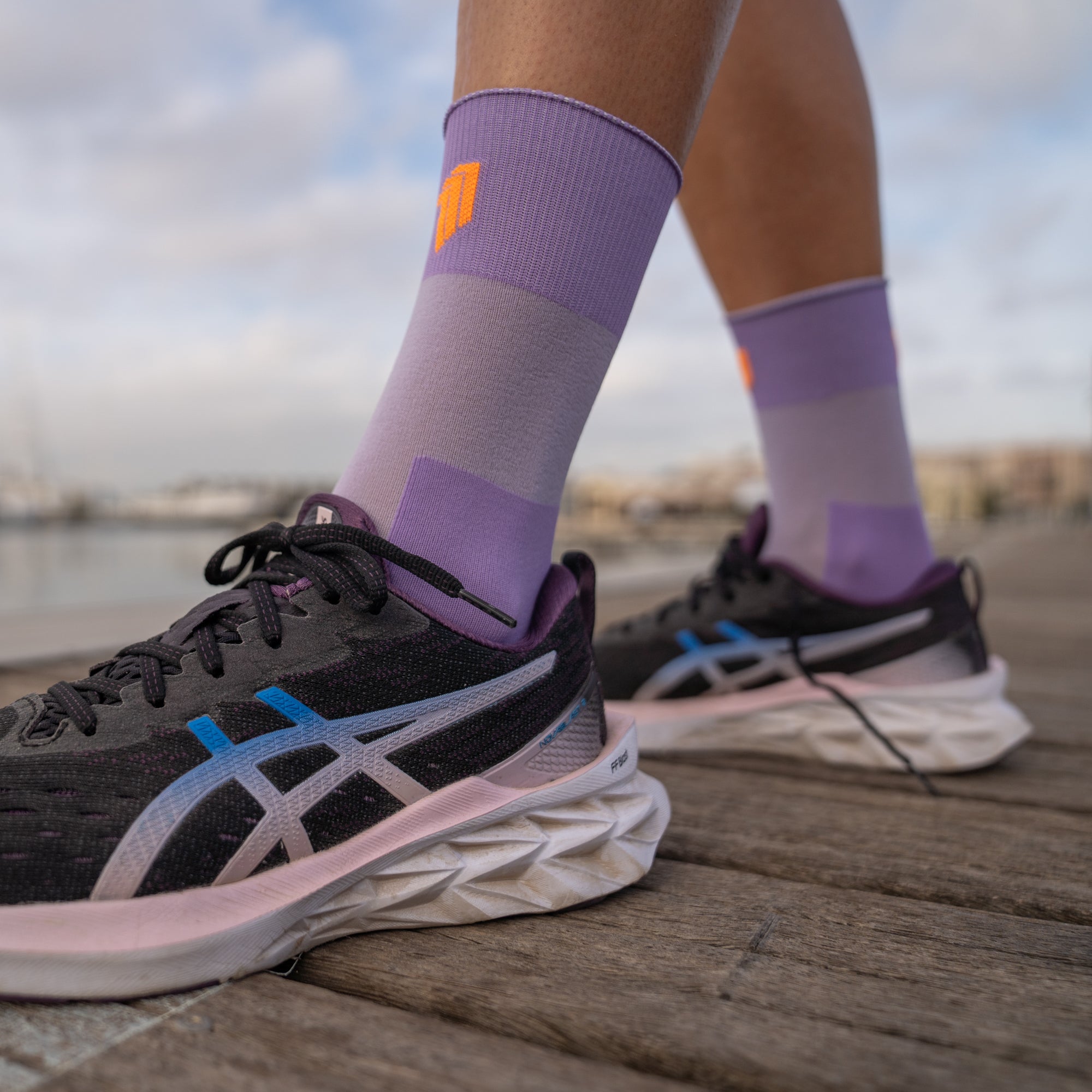 MARATHON PURPLE - MARATHON RUNNING SOCKS