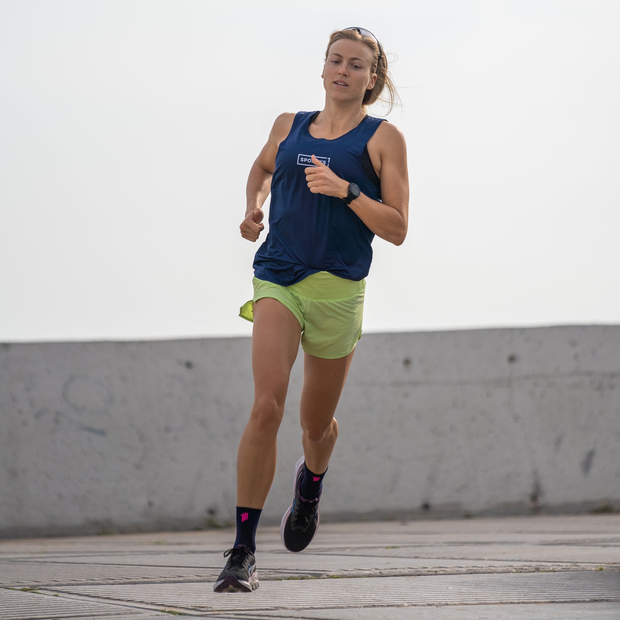 MARATHON BLUE - MARATHON RUNNING SOCKS