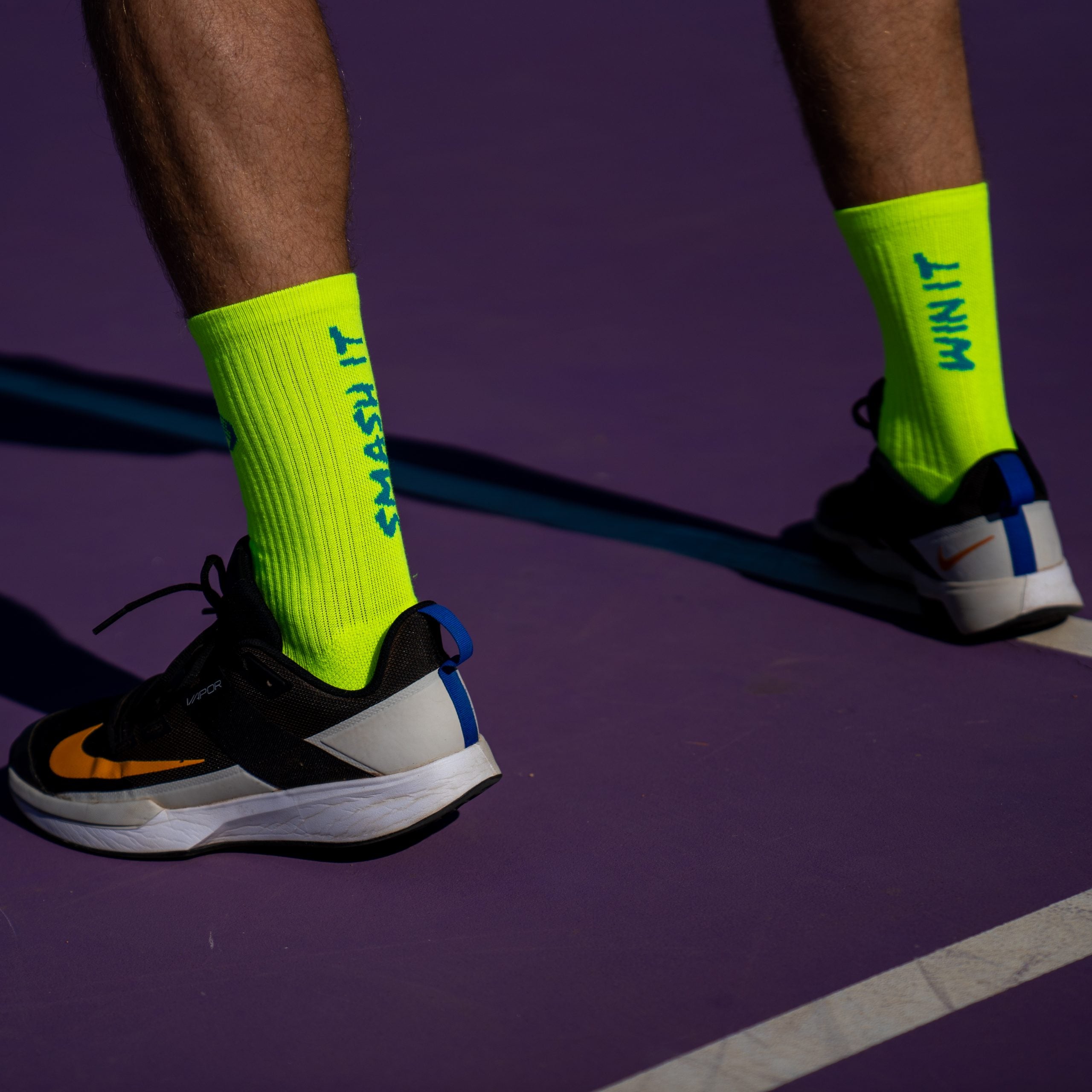 SMASH YELLOW - TENNIS/PADDLE SOCKS