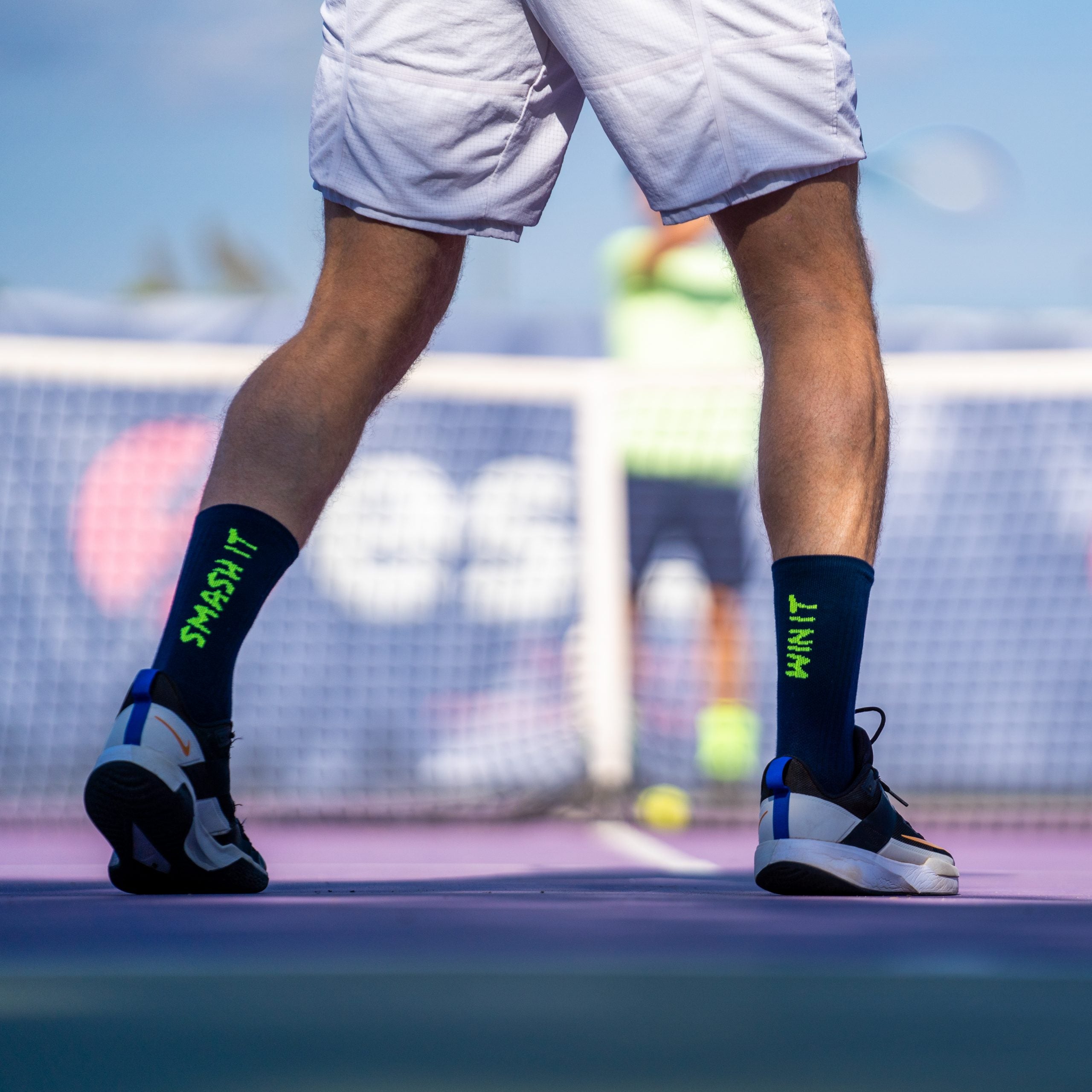 SMASH IT BLUE - TENNIS/PADDLE SOCKS