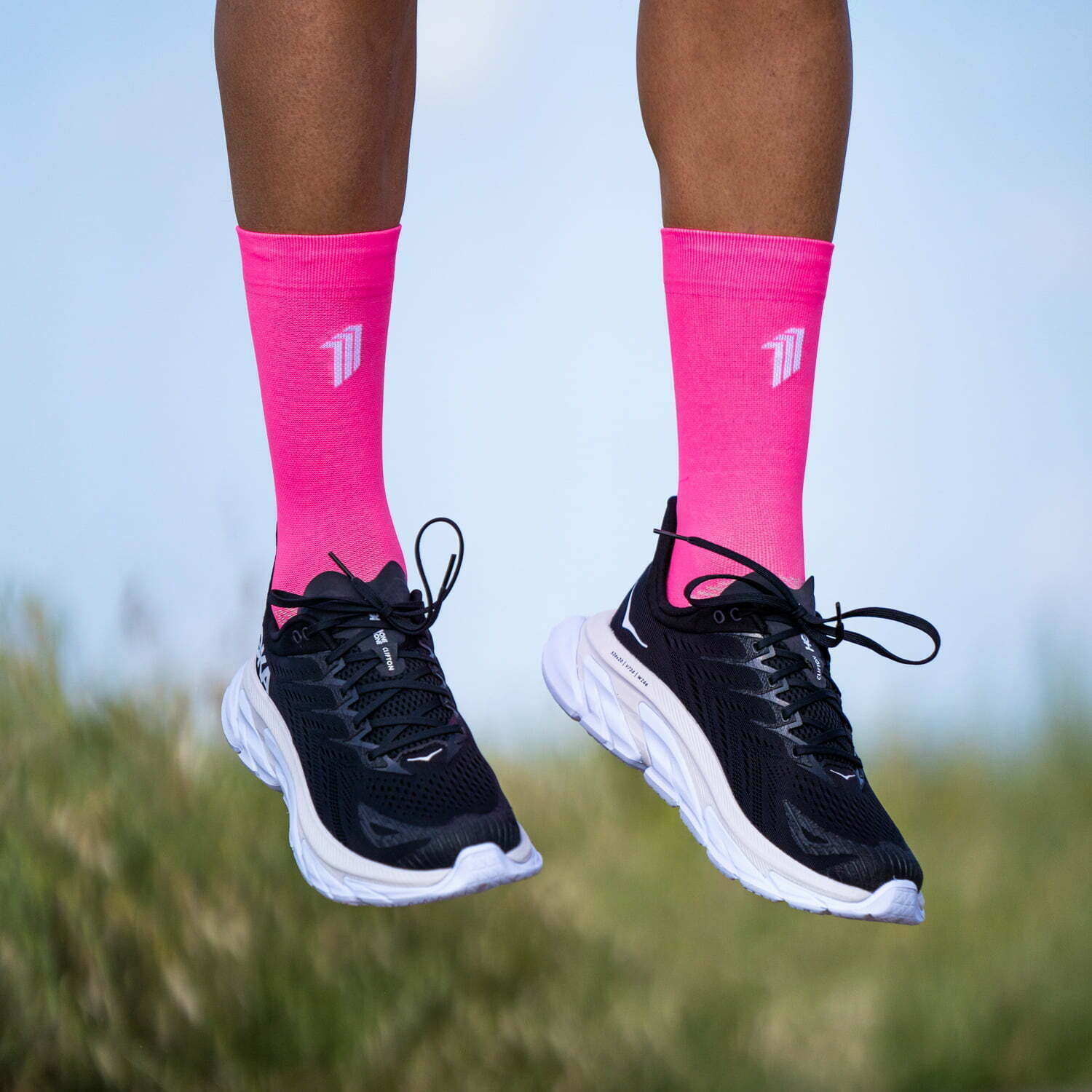 SEVEN MILE PINK - RUNNING SOCKS