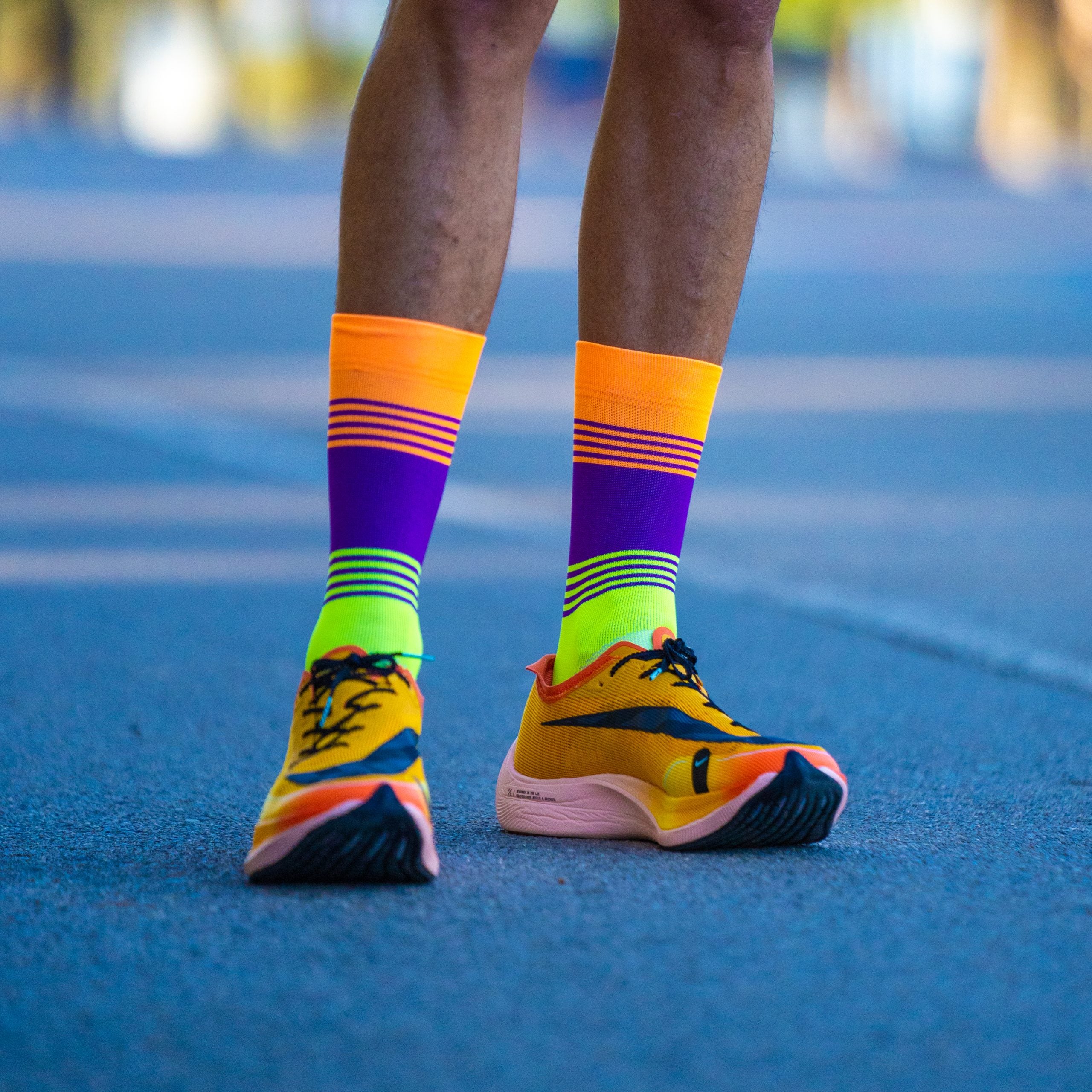 FARTLEK ORANGE - RUNNING SOCKS