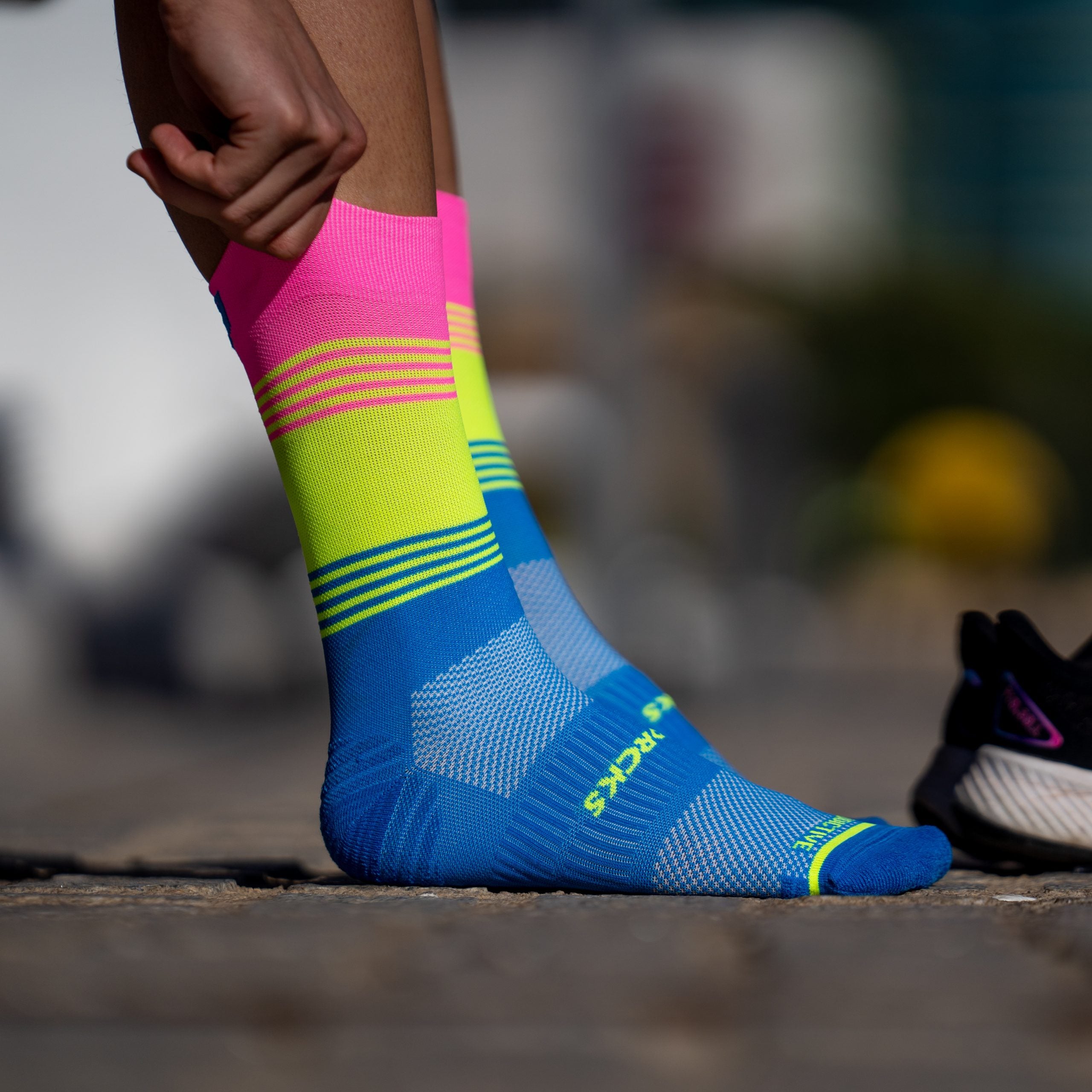 FARTLEK PINK - RUNNING SOCKS