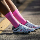 MARIE BLANQUE PINK - CYCLING SOCKS