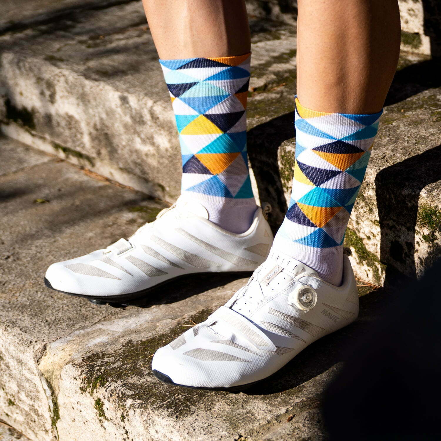 COLL DE RATES BLUE - CYCLING SOCKS