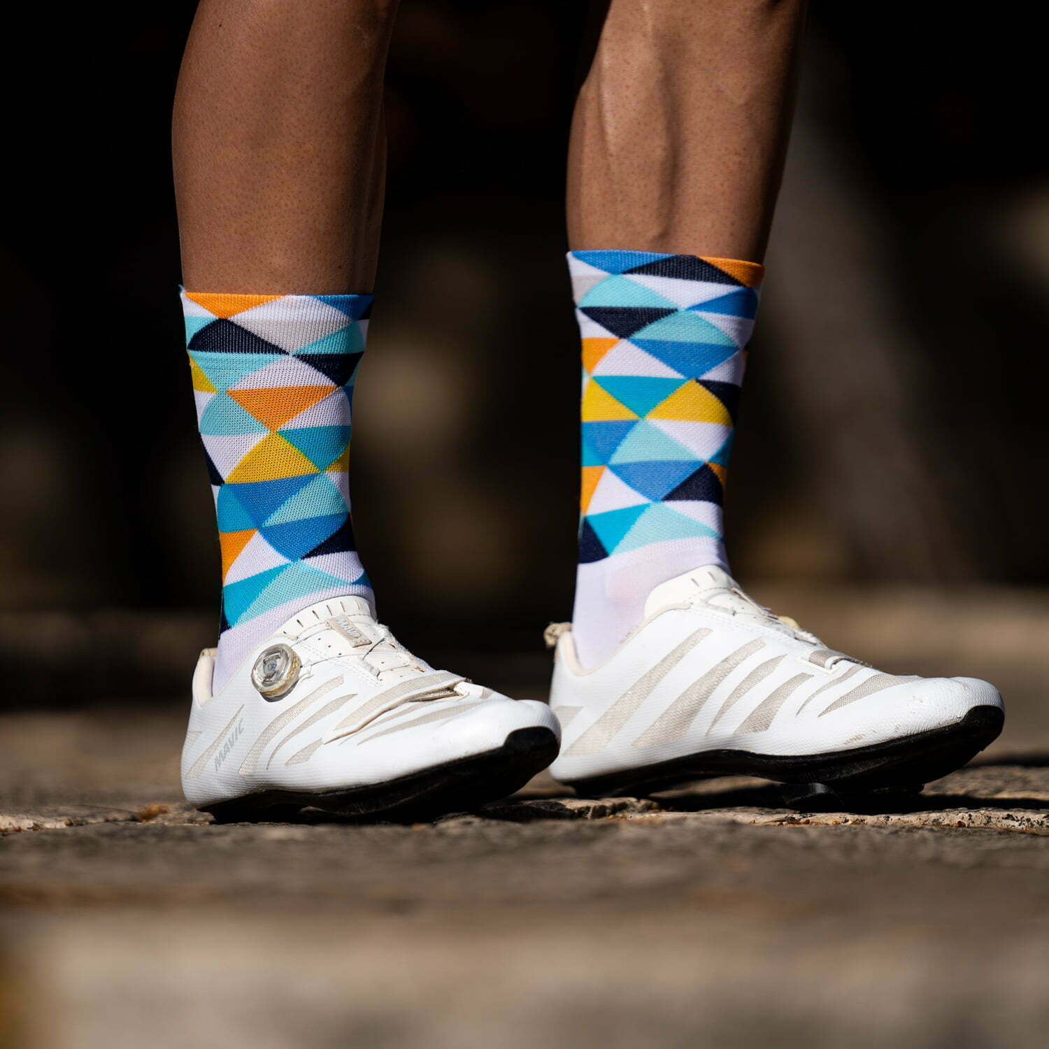 COLL DE RATES BLUE - CYCLING SOCKS