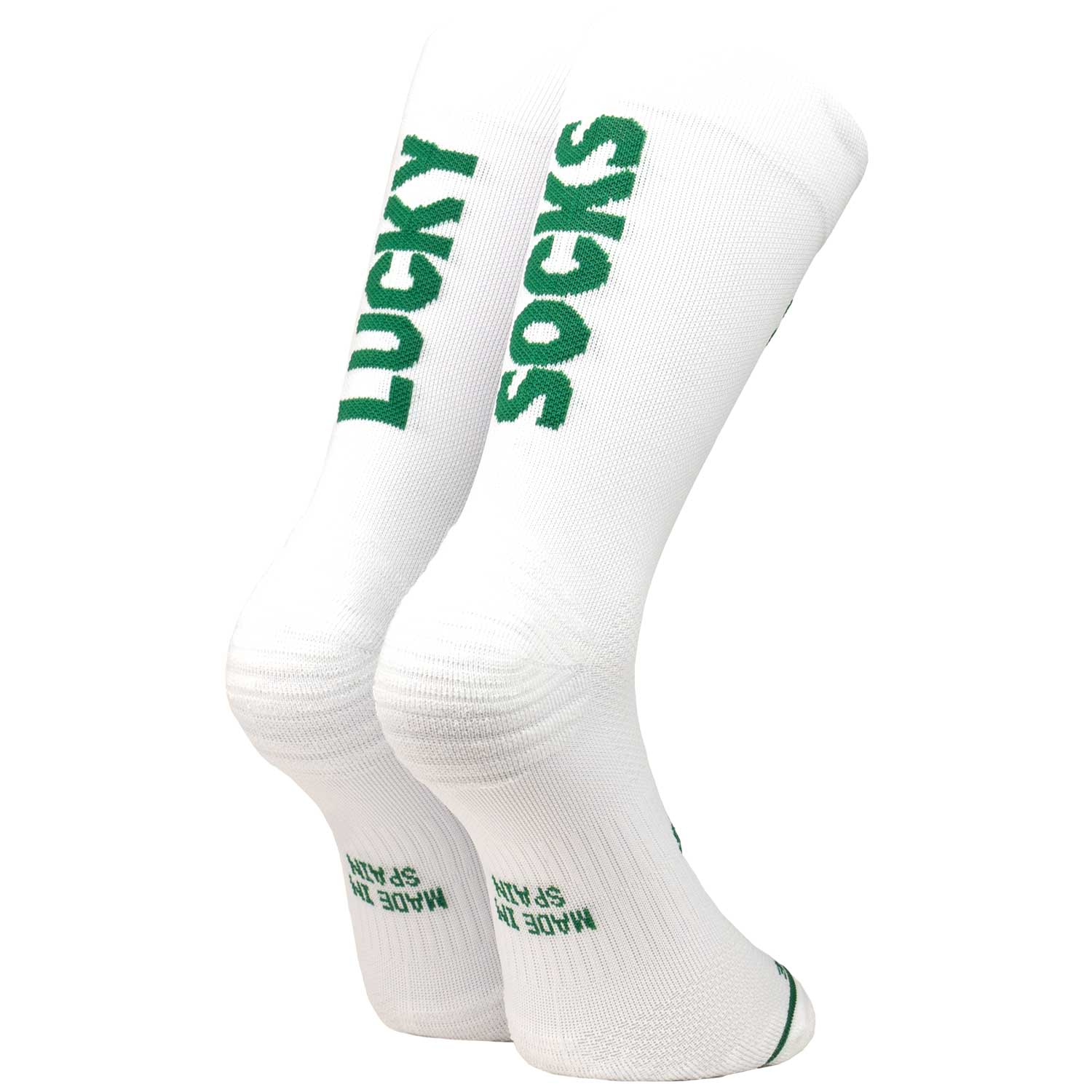 LUCKY WHITE - RUNNING SOCKS