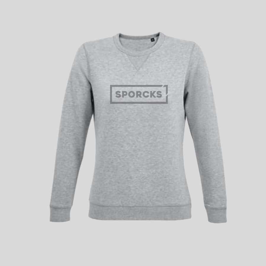 SWEATSHIRT LOGO GREY WOMEN